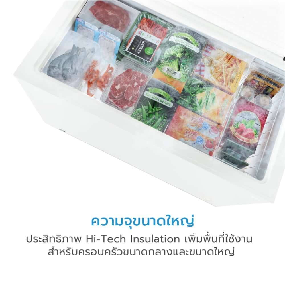 ตู้แช่แข็ง MIDEA รุ่น MDRC284FEG01TH (WHITE) ความจุ 198 ลิตร ขนาด 7 Q (ขาว)_7